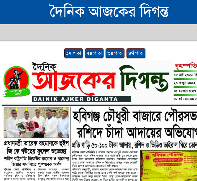 Epaper dainikajkerdiganta Premium Wordpress Templet - Image 2