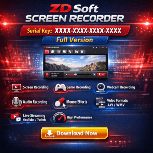 ZD Soft Screen Recorder With Serial Key